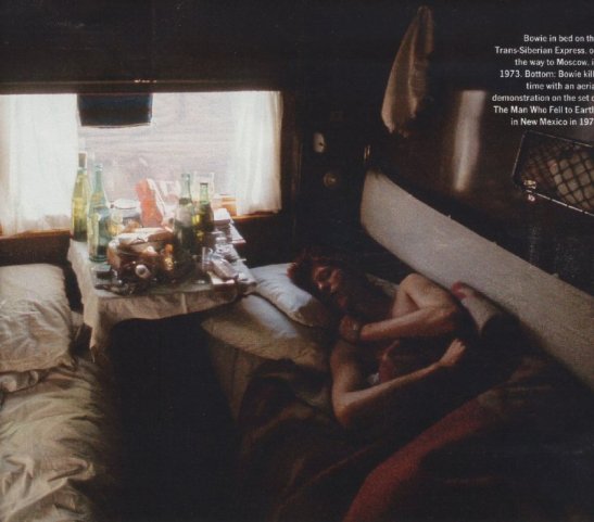 Дэвид Боуи в СВ транссибирского экспресса, 1973